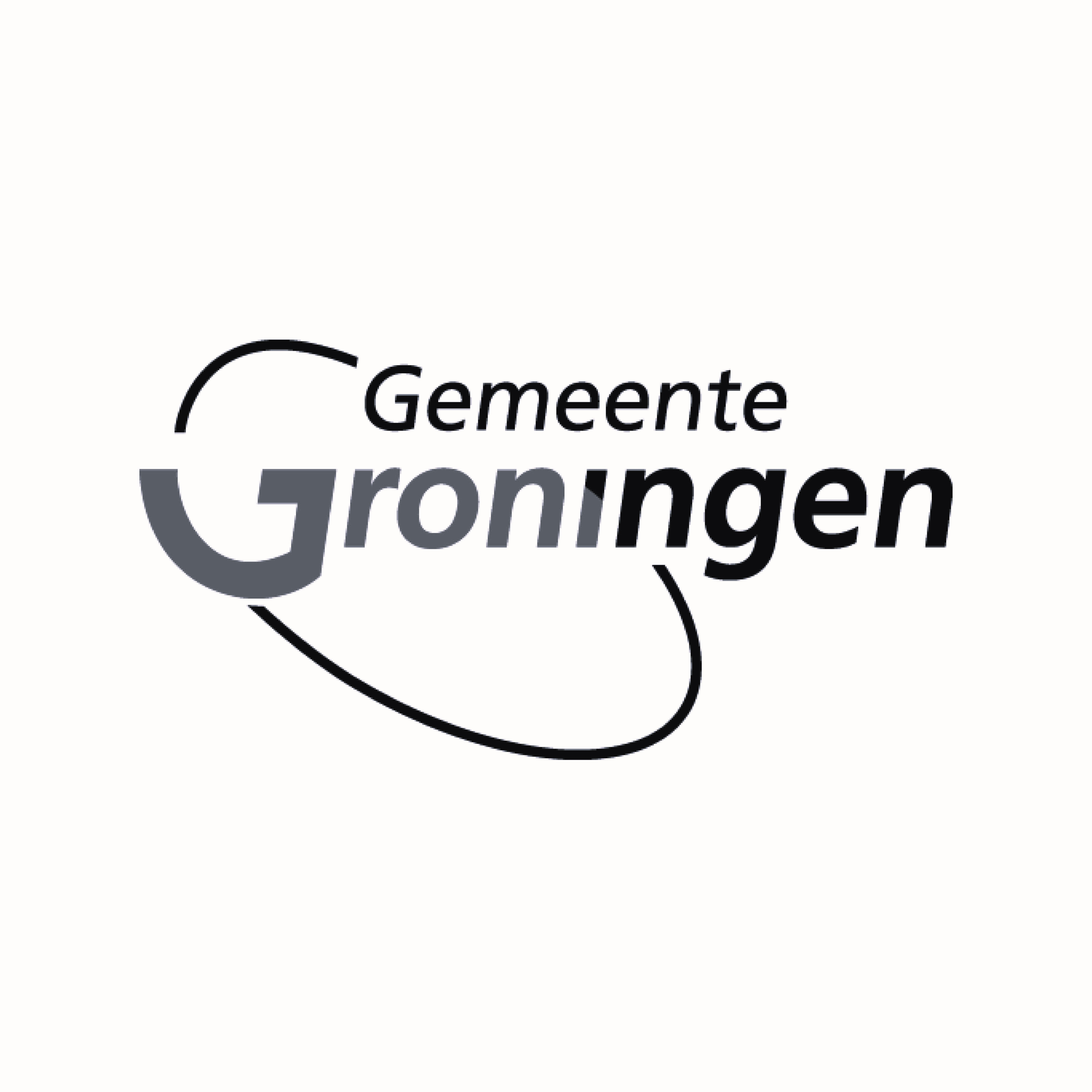Gemeente Groningen zwart-wit